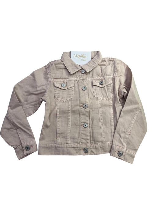 Cazadora rosa empolvado