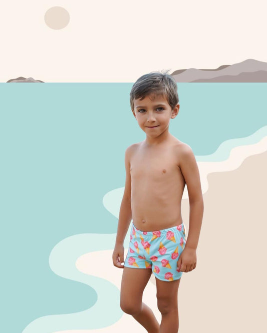 Boxer baño niño