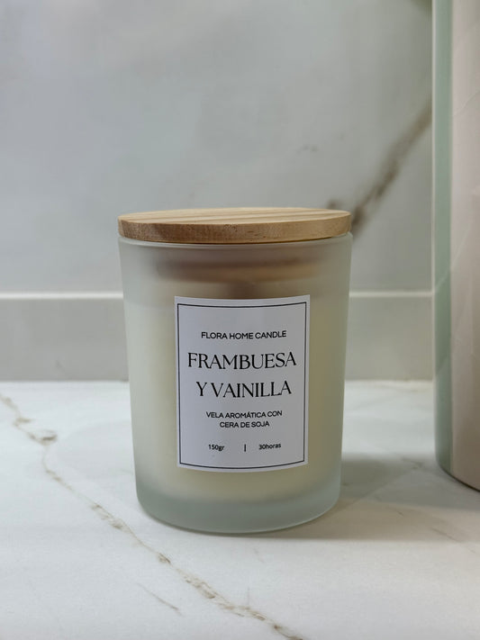 VELA FRAMBUESA & VAINILLA