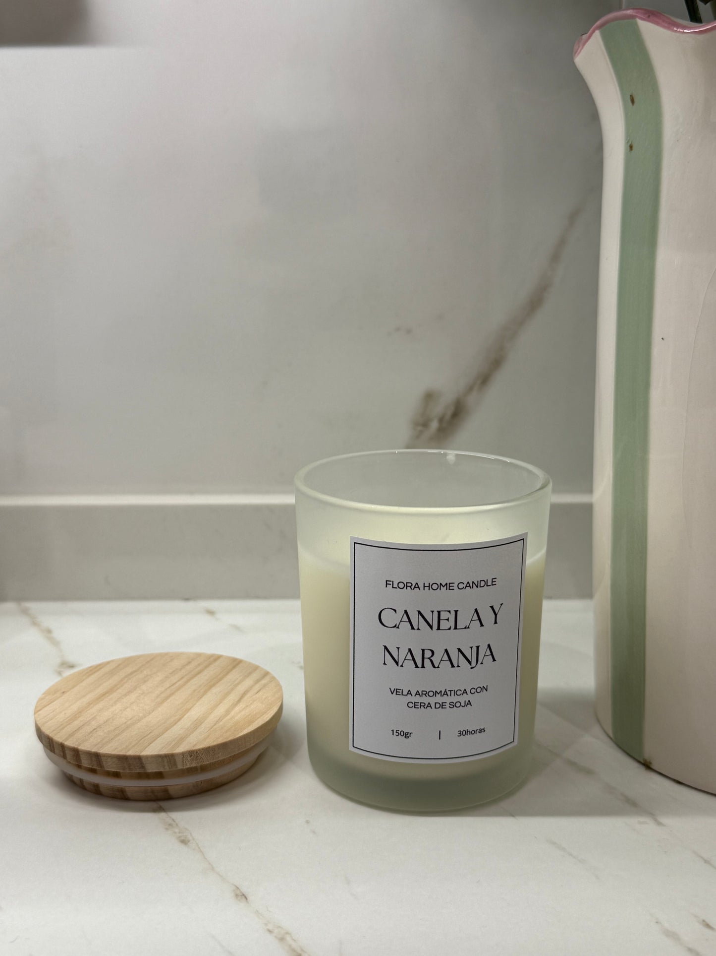 VELA CANELA & NARANJA