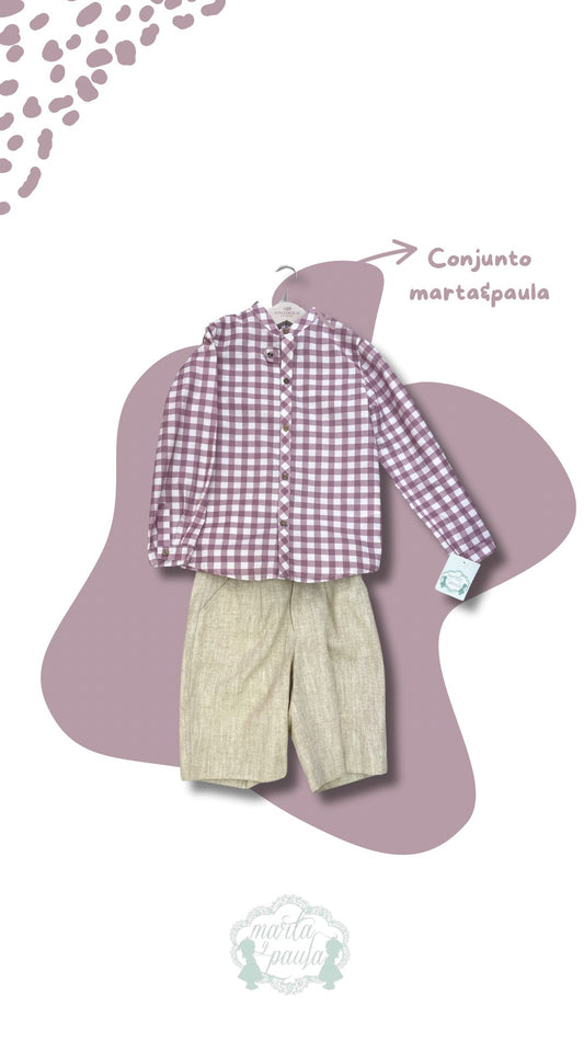 Conjunto camisa y bermuda